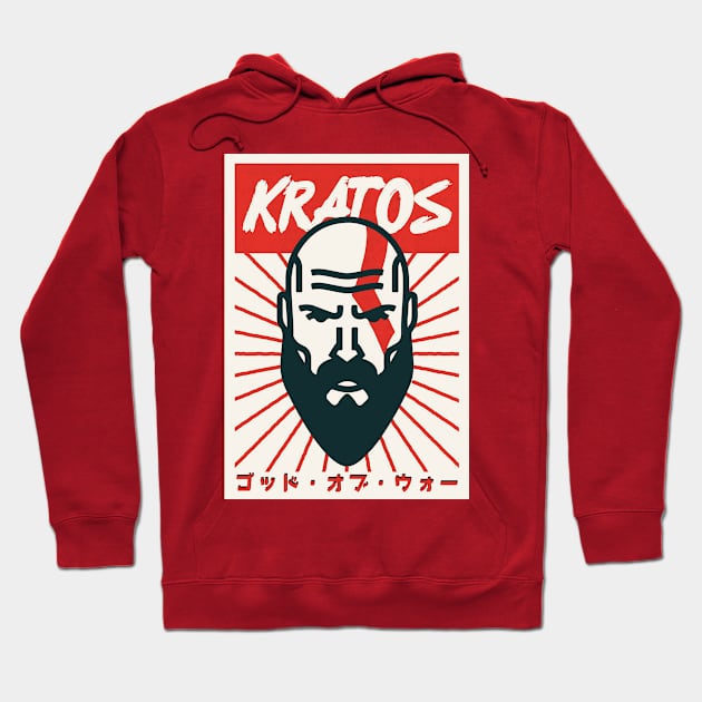 God Of War - Kratos Hoodie by Shirts & Shenanigans 